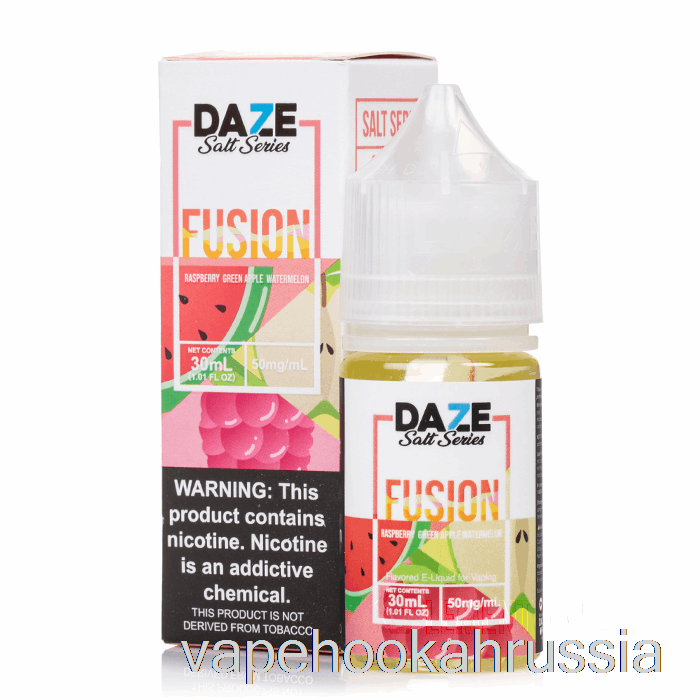 Vape Russia малина зеленое яблоко арбуз - 7 соль Daze Fusion - 30мл 30мг